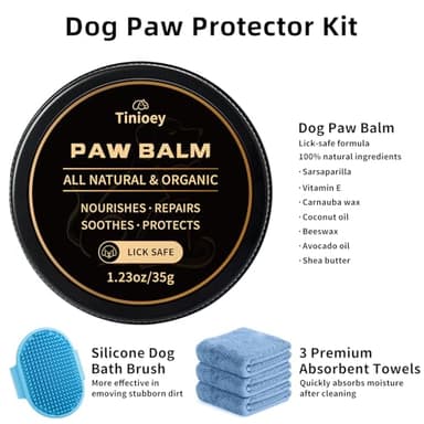 Tinioey Dog Paw Cleaner for Dogs, Dog Paw Washer, Muddy Paw Cleaner, Pet Foot Cleaner, Dog Paw Protector Kit - Image 2