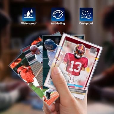 2000ct Clear Card Sleeves for Trading Cards, Soft Baseball Sports Card Sleeves, Soft Plastic Protector Fit for MTG Game Standard Cards - Image 6