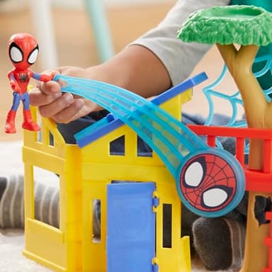 Spidey and his Amazing Friends Spidey Playground Playset, Includes 4-Inch Action Figure, Marvel Super Hero Toys for Kids 3 and Up - Image 4