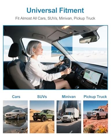 Veharvim Sun Visor Extender for Cars, Car Visor Extender Sun Blocker UV400, Adjustable Visor Extension, Clip on Sun Visor for Car, Universal, Glare, UV Protector - Image 6
