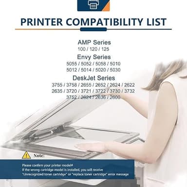 65XL Black Color Combo Remanufactured Ink Cartridge Replacement for HP Ink 65 HP65 XL HP65XL for Envy 5055 5000 5052 5010 5070 5014 Deskjet 3755 3700 3772 2600 3752 2652 2655 2622 2640 Printers,2 Pack - Image 2