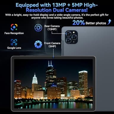 Tablet 2025 World's First Android 16 Tablet with Gemini AI, 11 Inch FHD Display, 24GB RAM 128GB ROM /2TB TF, T7250 CPU+13MP Camera, 8000mAh, Widevine L1, 2 in 1 Tablets with Keyboard Mouse Stylus - Image 7