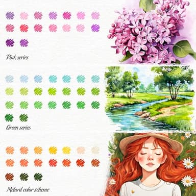 Soucolor Gifts for Women, Gift Baskets for Women Adult, 150 Colors Dual Tip Brush Markers for DIY Journal Kit Coloring Drawing Sketching, Sister Gifts Sets Box for Kids Teens Girls Gift - Image 3
