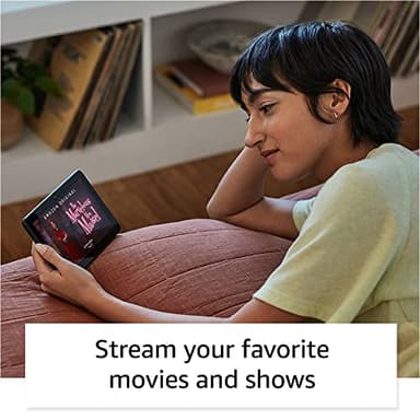 Like-New Amazon Fire 7 tablet (newest model) 7” display, read and watch, under $60 with 10-hour battery life, 16 GB, Denim - Image 2