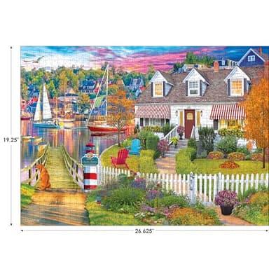 RoseArt - Kodak Premium Cork - Charles Harbor - 1000 Piece Jigsaw Puzzle for Adults - Image 4