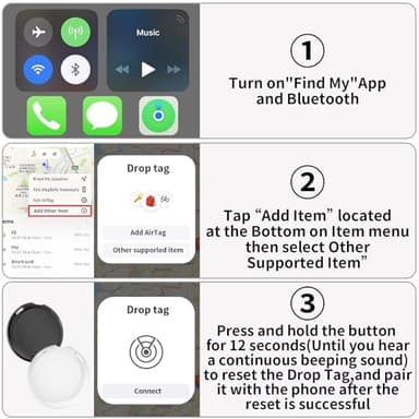 2 Pack GPS Trackers for Vehicles Work with Find My (iOS Only) Real Time Mini Car Item Finder Global Coverage Hidden Car Locator Tracking Device No Monthly Fee or Subscription No SIM Card Required - Image 8