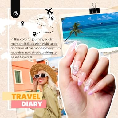 Beetles Gel Polish Kit 53pcs, 36 Colors Nail Kit Pink Purple Cat Eye Gel Polish Kit With 4pcs Base and Glossy Matte Glitter Top Coat Fall Halloween Travel Diary Manicure Gift for Women - Image 5