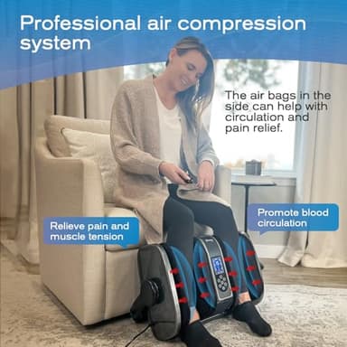 TISSCARE Foot Massager with Heat: Shiatsu Foot Massager for Plantar Fasciitis,Neuropathy, Circulation and Pain Relief for Foot Calf Gifts for Women and Men - Image 4