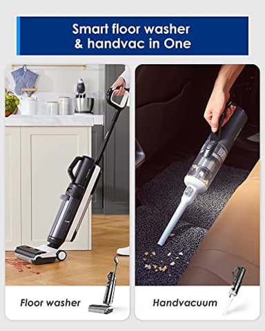Tineco Smart Wet Dry Vacuum Cleaners, Floor Cleaner Mop 2-in-1 Cordless Vacuum for Multi-Surface, Lightweight and Handheld, Floor ONE S5 Combo - Image 2