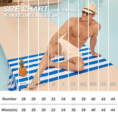 BRISIRA Mens Swim Trunks Swim Shorts Quick Dry 5 inch Inseam Beach Shorts with Compression Liner and Zipper Pocket Black - Image 6