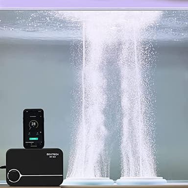 Aquarium Ultra-Quiet Air Pump - Adjustable Fish Tank Aerator with Dual Outlet Pump, 8w 8L/min Oxygen Pump for 20-600 Gallon Tank (Only Air Pump) - Image 2