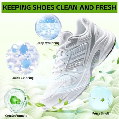 X-SMILE Shoe Cleaning Kit Sneaker Cleaner Kit with Brush Suede Cleaner Safe for Mesh, Nubuck, Leather - Image 3