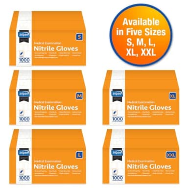 Inspire Nitrile Gloves Medical Examination | The Original Quality Stretch Cobalt Blue | 4.5 Grade Disposable Latex Free Doctors,EMT, Food Service, Cleaning, Janitorial, Household, Hospitals and More - Image 2