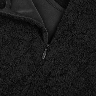 REPHYLLIS Black Dresses for Women Bridesmaid Quinceanera Evening Dresses XL - Image 4