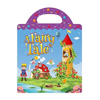Reusable Sticker Book for Kids, Fairy Stickers Educational Learning Toys Travel Stickers Activity Books for Toddler Girls Boys Age 3+ Birthday Gifts - Image 1