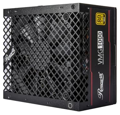 Rosewill VMG 1000W 80+ Gold, ATX 3.0 & 3.1 Compatible, Full Modular Low-Noise Power Supply, PCIe 5.1 12V-2x6 Connector, 100% Japanese Capacitor, 120mm FDB Silent Fan - 5 Year Warranty - Image 4