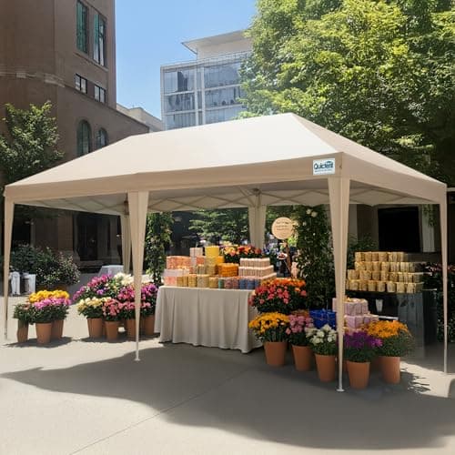 Quictent 10x20 Pop up Canopy Tent, Easy Setup and Wheeled Bag for Commercial, Outdoor, Camping, Parties, Markets and Instant Shelter - Image 1