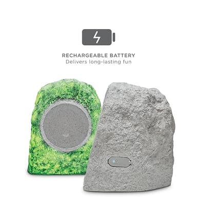 ION Audio Glow Rocker Pair - Wireless Outdoor All-Weather Bluetooth Speakers, Weather-Resistant Pool Deck Safe Patio Garden Speaker Set (Renewed) - Image 9
