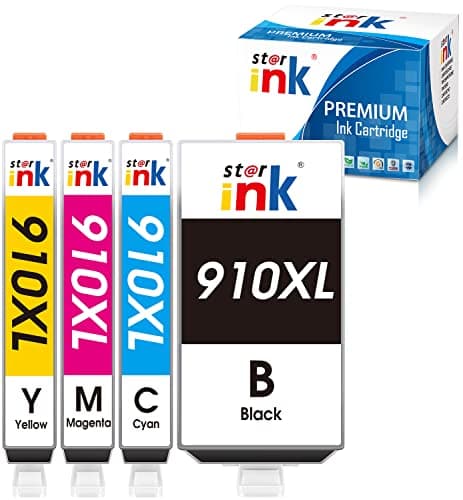 Compatible 910xl Ink Cartridges Replacement for HP 910xl Ink Cartridges Combo Pack Work for HP OfficeJet 8010 8015 8022 Pro 8025e 8020 8025 8028 8030 8035 Printer (910 XL Ink,4 Pack - Image 1