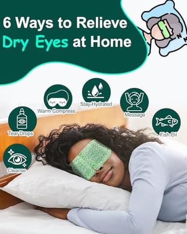 16 Packs Steam Eye Masks for Dry Eyes, Self Heating Warm Compress for Eyes Fatigue & Puffiness Relief, Disposable Heated Eye Mask Travel Essentials, Spa Relaxation Set for Women Christmas, Unscented - Image 4