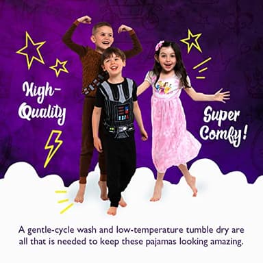 Disney Girls' Descendants 2-Piece Loose-Fit Pajamas Set, WICKEDLY COOL 2, 8 - Image 5