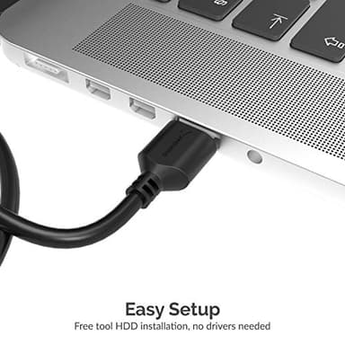 SABRENT SATA to USB Cable - USB 3.0 to 2.5” SATA I/II/III Hard Drive Adapter - External Converter for SSD/HDD Data Transfer (EC-SSHD) - Image 5