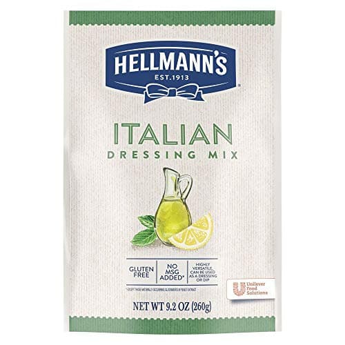 Hellmann's Italian Salad Dressing Dry Mix Pouch Vegan, Gluten Free, No added MSG, 9.2 oz, Pack of 12 - Image 1