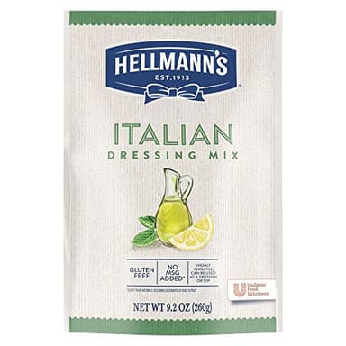 Hellmann's Italian Salad Dressing Dry Mix Pouch Vegan, Gluten Free, No added MSG, 9.2 oz, Pack of 12 - Image 1