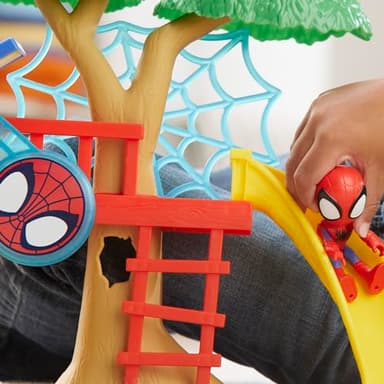 Spidey and his Amazing Friends Spidey Playground Playset, Includes 4-Inch Action Figure, Marvel Super Hero Toys for Kids 3 and Up - Image 2