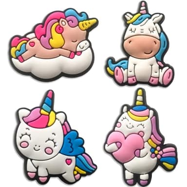 Mowzury Unicorn Shoe Charms for Girls, 25 PCS Cute Shoe Decoration Pins for Clog, Kawaii Accessories for Kids Party Favor Gifts - Image 2