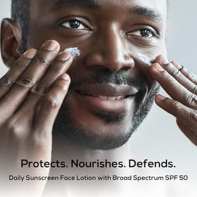 MARLOWE. No. 128 Men's Facial Lotion with Sunscreen SPF 50, 3.4 oz, Oil-Free, Lightweight Daily Face Moisturizer for Men, Includes Natural Extracts to Hydrate, Nourish & Soothe - Image 2
