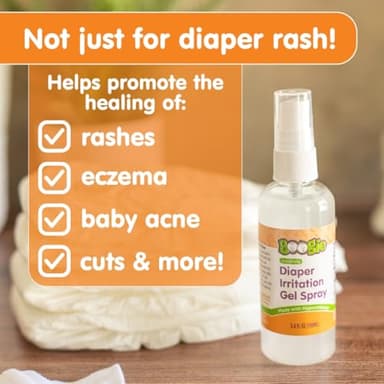 Boogie Hypochlorous Acid Diaper Irritation Gel Spray, Baby Essentials for Diaper Rash, Soothing Cleansing Spray, 3.4oz - Image 4