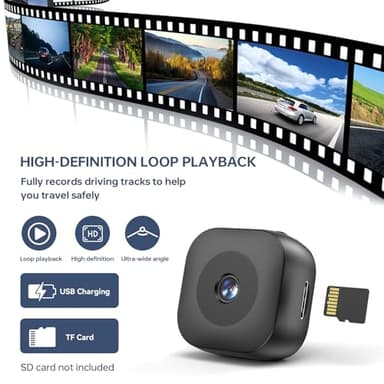 Zongbi Mini Camera,4K Security Camera,WiFi Mini Wireless,Real-Time Monitoring with App SD Card Storage Portable Surveillance for Indoor - Image 2