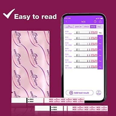 Easy@Home 60 Pregnancy Tests: Early Detection Precise Results Pregnancy Test Strips - Bulk Pregnancy Strips - 60 hCG Test Strips - Image 8