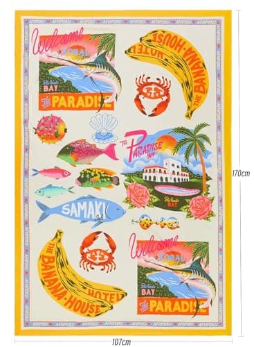 Fhniepan Women's Beach Swimwear Printed Long Sarong Coverups Bathing Suit Pareo Large Pashmina Wrap Skirt(Yellow,One Size) - Image 2