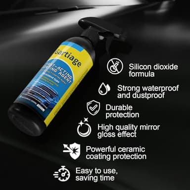 Gartiage Quick Effect Coating Agent for Car, Car Coating Spray, Car Wax Ceramic Coating Spray, Spray Wax for Cars (1PCS) - Image 3