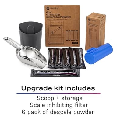 Bundle of GE Profile Opal 2.0 XL w/ 1 Gallon Tank w/WiFi, Stainless Steel + Opal Upgrade Kit Includes Stainless Steel Scoop + Magnetic Holder, Scale Inhibiting Filter, Descaling 6 Pack Powder Kit - Image 8