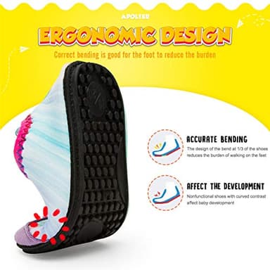 Apolter Baby Boys and Girls Swim Water Shoes Barefoot Aqua Socks Non-Slip for Beach Pool Toddler Kids - Image 3