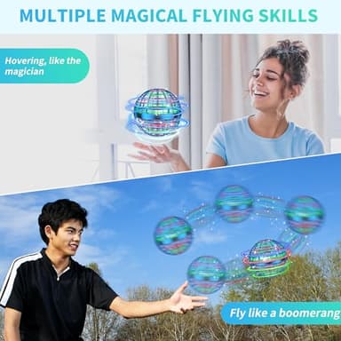 2025 AI Flying Orb Ball Toys, Galaxy Cosmic Globe Boomerang Hover Ball, Hand Drone Orbit, Galactic Fidget Spinning, Birthday Cool Stuff for 6 7 8 9 10+ Year Old Boys Girls Teens Outdoor - Image 3