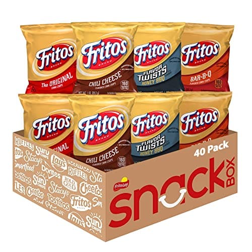 Fritos Corn Chips, Variety Pack, 1 Ounce (Pack of 40) - Image 1