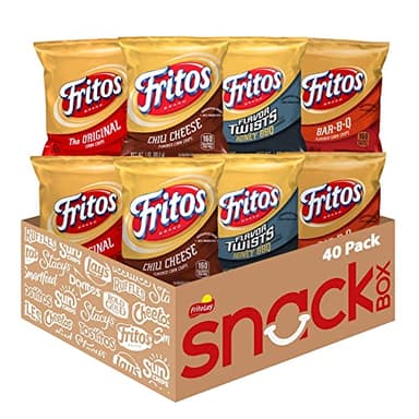 Fritos Corn Chips, Variety Pack, 1 Ounce (Pack of 40) - Image 1