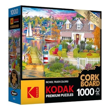 RoseArt - Kodak Premium Cork - Charles Harbor - 1000 Piece Jigsaw Puzzle for Adults - Image 6