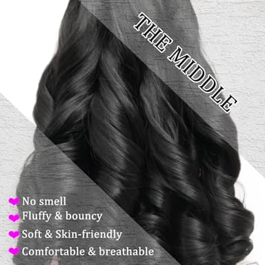 French Curl Braiding Hair 12Inch 8Packs French Curl Crochet Braids Short Curly Crochet Hair Bouncy Synthetic knotless Braiding Extensions(1B, 12inch) - Image 4