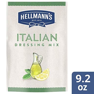 Hellmann's Italian Salad Dressing Dry Mix Pouch Vegan, Gluten Free, No added MSG, 9.2 oz, Pack of 12 - Image 4