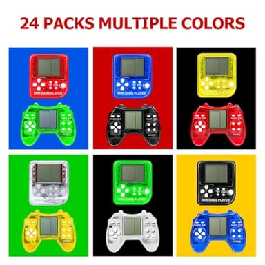 DOEA 24Pcs Video Game Party Favors for Kids, Arcade Keychain, Bulk Party Supplies for Birthday, Goodies Bags Stuffer Classroom Prizes - Image 3