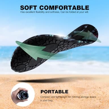 SIMARI Water Shoes for Women Men Aqua Socks Swim Surf Beach Barefoot Yoga Travel Camping Essentials Kayak Boat Accessories Quick-Dry Non Slip Adult Youth SWS002 - Image 4