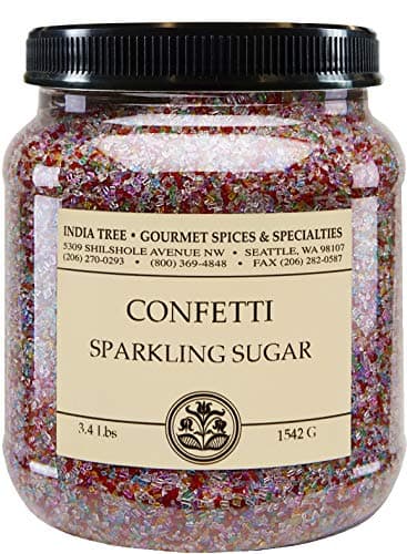 India Tree Confetti Sparkling Sugar, 3.4 lb 3.4 Pound (Pack of 2) - Image 1