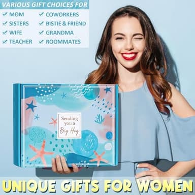 Birthday Gifts for Women Self Care Gifts Get Well Soon Gifts, Ocean Relaxing Spa Gifts Basket Care Package w/ Flannel Blanket 40 OZ Tumbler, Christmas Gifts for Mom Wife Grandma Friends Sisters Her - Image 8