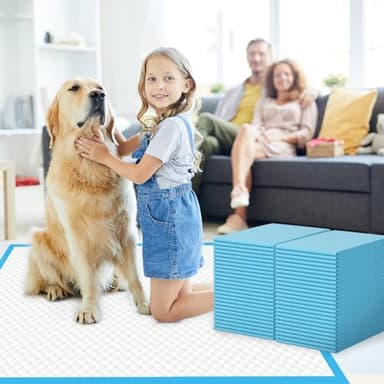 100 Count Large Dog & Cat Puppy Pee Pads - 28"x30" Absorbent Potty Training Pads | Leakproof Quick-Dry Disposable Pet Pads for Puppies, Dogs & Cats | Indoor, Outdoor, Litter Box, Housebreaking Use - Image 9