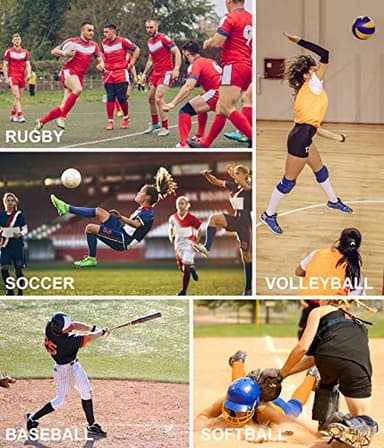 CELERSPORT 2 Pack Baseball Soccer Softball Football Socks For Youth Kids Men Women Multi-sport Tube Socks White Medium - Image 5